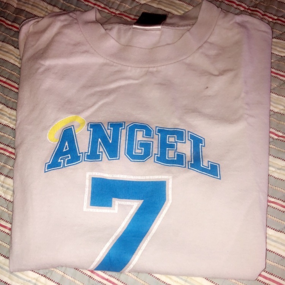 Light Blue "Angel 7" Tee shirt